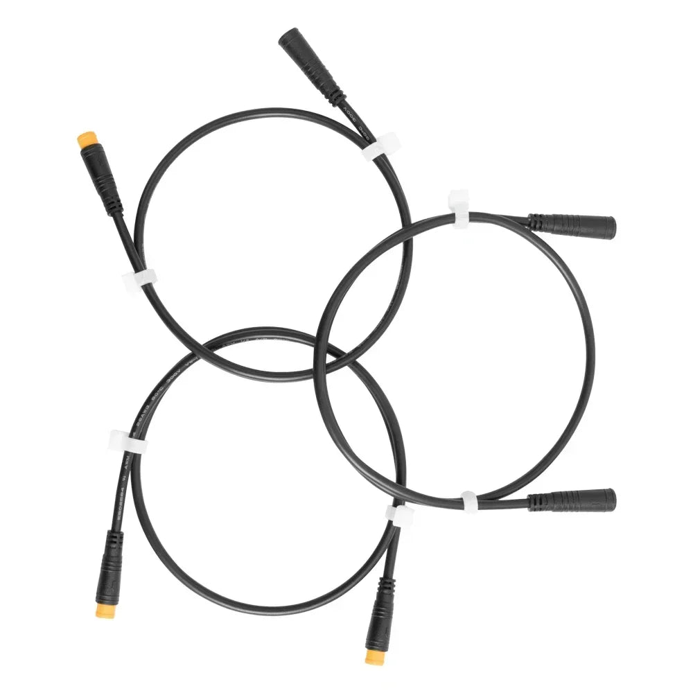 Cable sensor de extensión macho hembra para BAFANG, motor de bicicleta eléctrica, acelerador de pulgar, cable conector de conversión de 3 pines