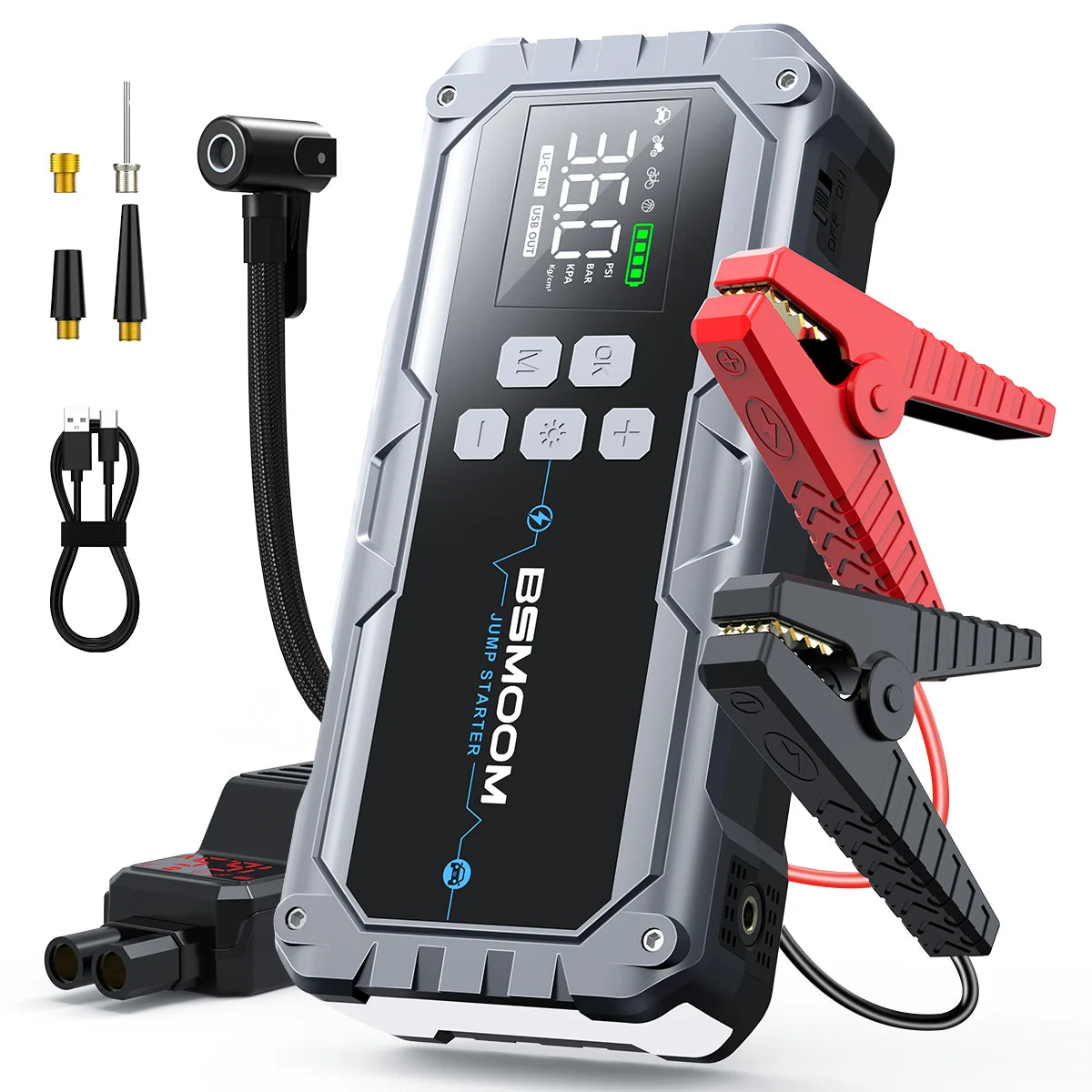Pompe à Air 150PSI, batterie de voiture, Booster d'urgence 7000A, démarreur de saut de voiture, batterie externe, dispositif de démarrage Portable, démarreur de voiture, nouveau