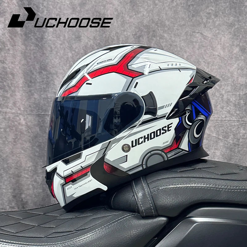 Casque de moto DOT de haute qualité quatre saisons course de Motocross modulaire rabattable hommes femmes casque tout-terrain casque gratuit