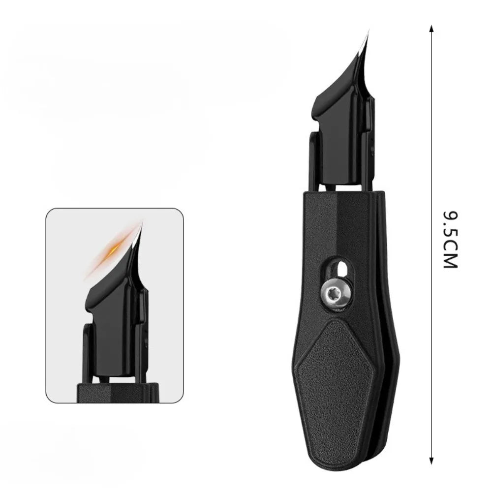 25 °   Coupe-ongles à bord incliné, large ouverture en acier inoxydable, outils professionnels pour ongles incarnés, bec d'aigle, coupe-ongles obliques