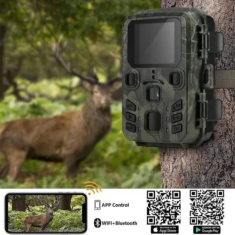 Caméra de chasse sans fil Suntekcam 20MP 1080P, vision nocturne extérieure, étanche IP65, piège photo Mini301 pour la faune