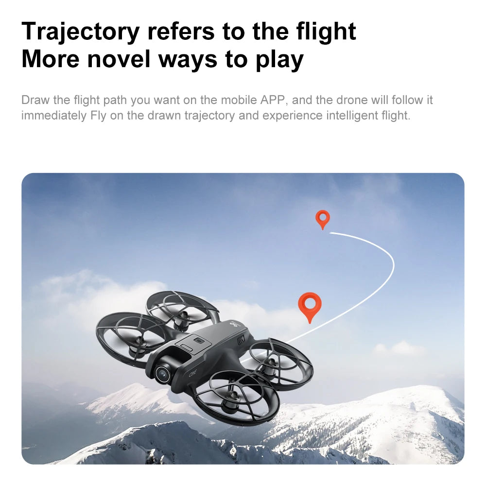 Mini dron profesional Lenovo V666 4K con doble cámara 8K, evitación inteligente de obstáculos, cuadricóptero sin escobillas, juguete RC para niños