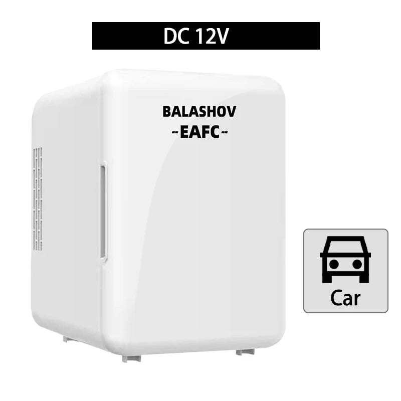 Mini Nevera de Temperatura Constante, 4l, 12V/220V, para Coches, Refrigerador, Calentador, Indispensable, Conservación de Productos para el Cuidado de la Piel para el Hogar y el Coche
