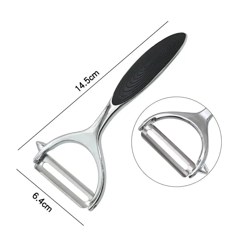 Stainless Steel Vegetable Peeler, Potato Peeler, Multifunctional Carrot Grater, Fruit Tools, Kitchen Accessories, 1 Piece
