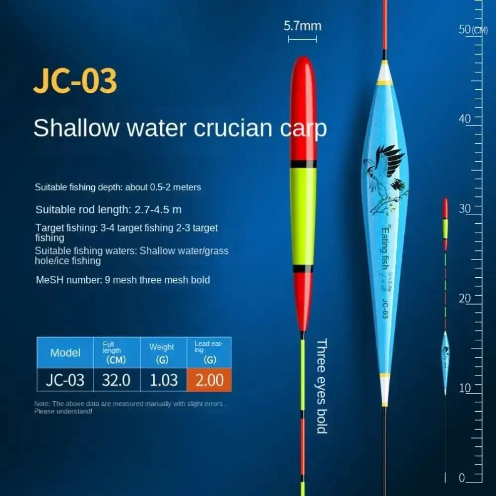 Flotador de pesca de cola triangular, gran flotabilidad, alta calidad, estable,, alta sensibilidad, boya vertical, característica compuesta