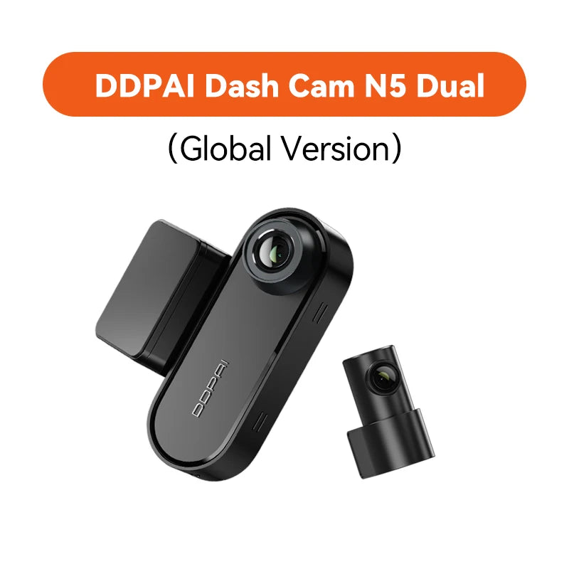 Dashcam double 4K avant et arrière — Ultra HD, NightVIS, ADAS, GPS, enregistrement automatique