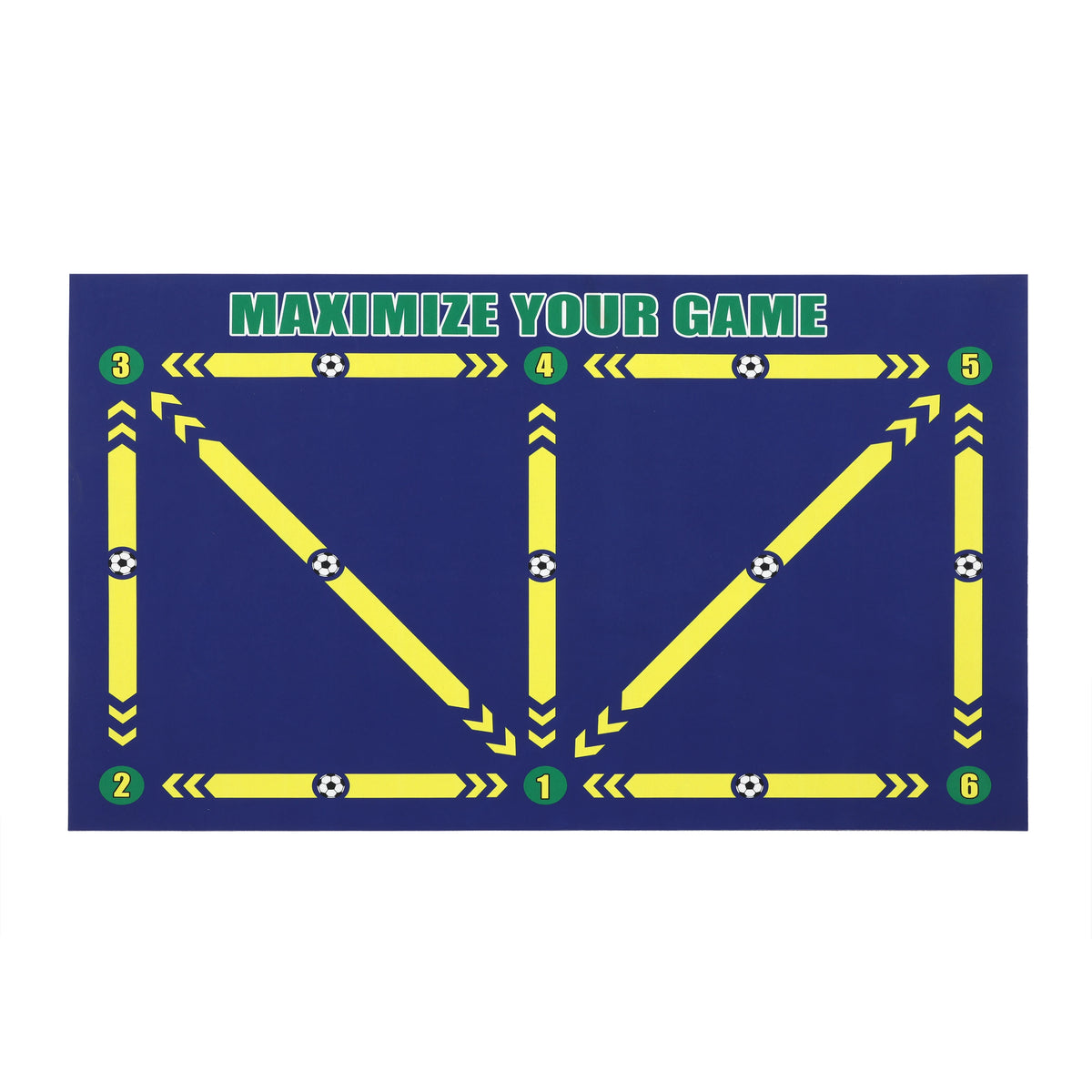 Molten Tapis d’Entraînement Football 60x90 cm — Antidérapant, Pliable, Intérieur & Extérieur