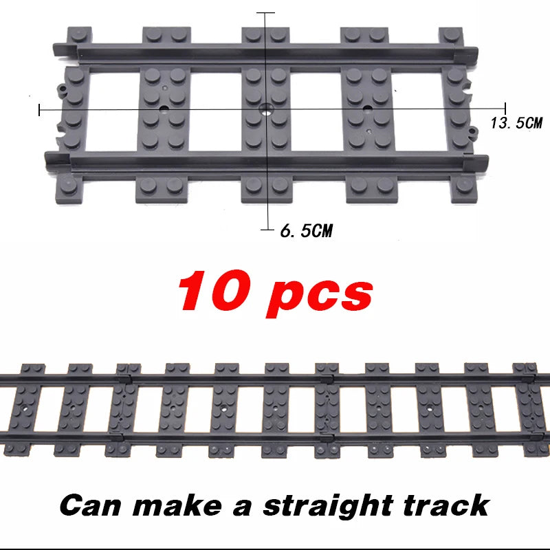 Train urbain flexible — voies souples, droites et courbées, construction, chemin de fer, jouets enfants, cadeaux