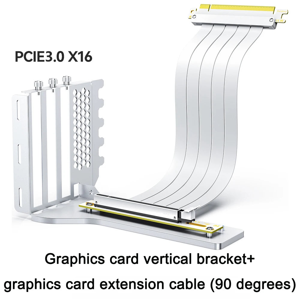 PCIE 3.0 4.0x16 Kit de Support de GPU Vertical universel Riser ATX Matx boîtier VGA carte graphique Support de direction Support