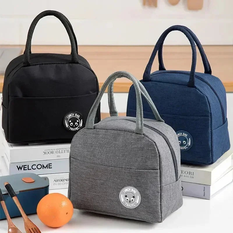 Ionic Aluminum Insulated Lunch Bags, New Ice Storage Pack, Portable Waterproof Picnic Box for Students