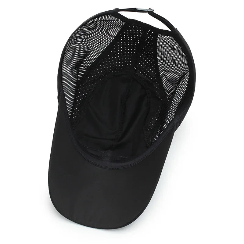Restez protégé par style : casquette de baseball avec protection UV avec capote souple à séchage rapide, sangle respirante pour la randonnée, la pêche et l'extérieur
