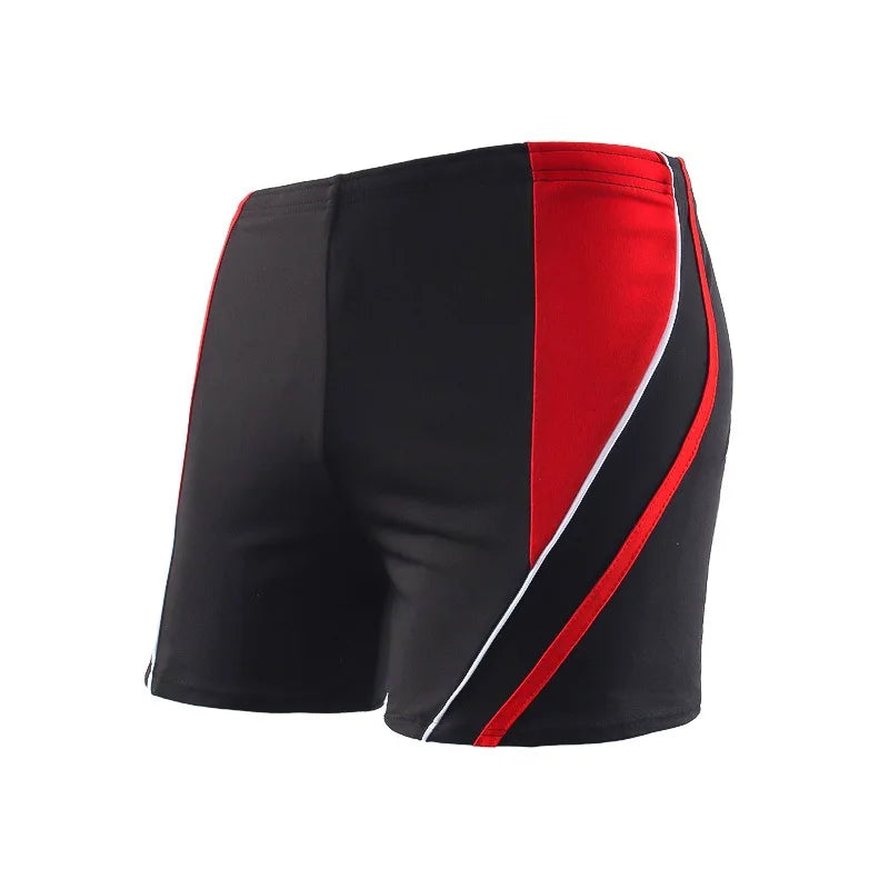 Maillot de bain élastique pour hommes, maillot de bain rayé, plage, Sport, slip court, surf, été, Boxer, costume de bain