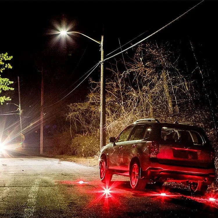 Feux de signalisation LED rechargeables par USB, balises de route, feux d'urgence, balise de sécurité routière, disque clignotant, balise magnétique