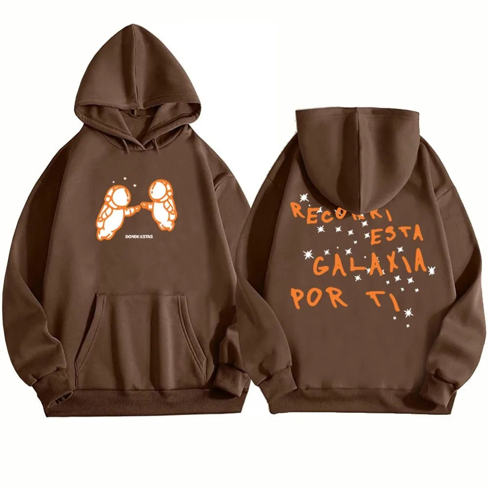 2025 tendencia Ivan Cornejo Mirada sudadera con capucha para mujer, jersey con capucha de rapero de Hip Hop de manga larga, sudadera de cantante
