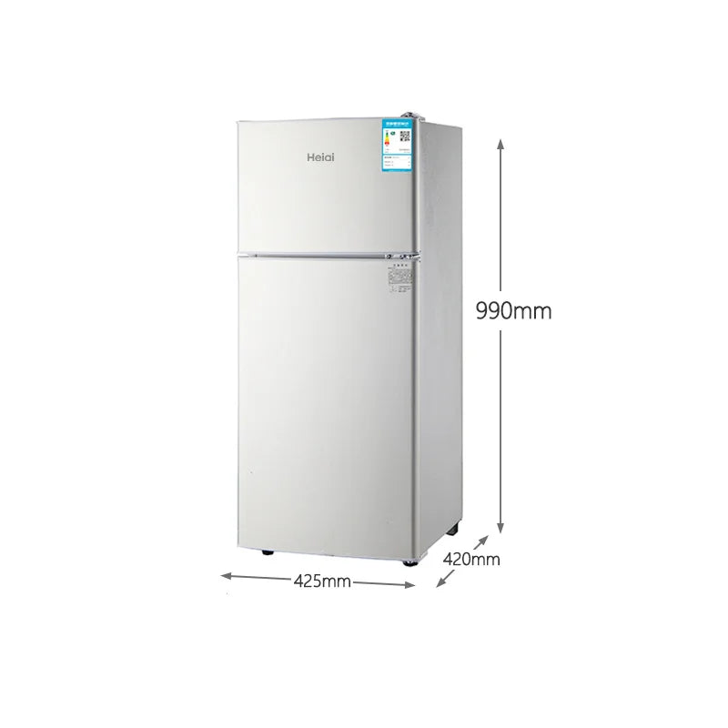 Réfrigérateur de première classe, économe en énergie, sans givre, congélateur de grande capacité à deux portes, réfrigérateur de salle de location Z