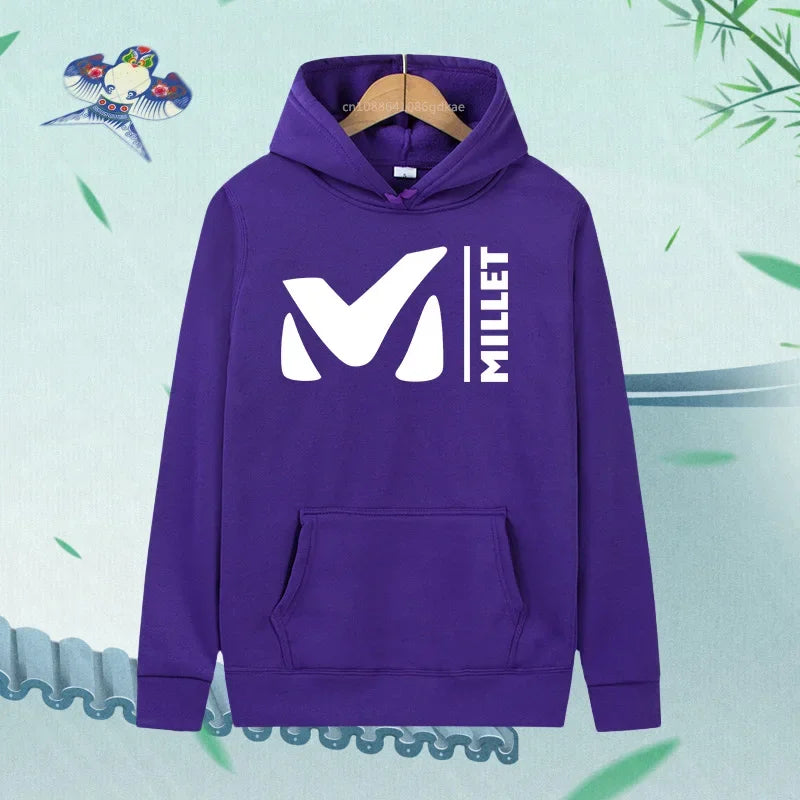 Men's Hoodie Women's Fashion Letter Graphic Print Loose Casual Harajuku Pullover Hoodie Clothes