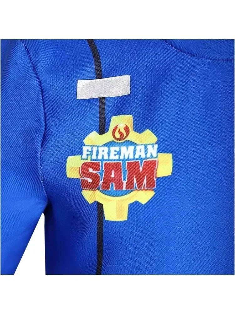 Disfraz de Cosplay de Sam el Bombero para niños, Disfraz de Halloween, Regalo de Cumpleaños
