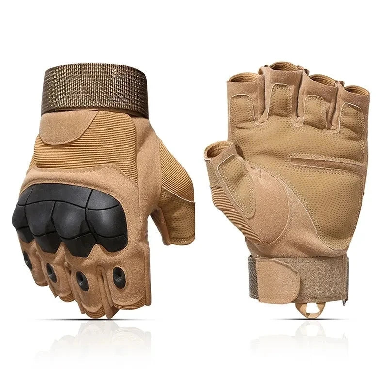 OutdoorTactical cinq doigts gants dur joint Paintball Airsoft chasse Combat équitation moto glog randonnée demi doigt gant