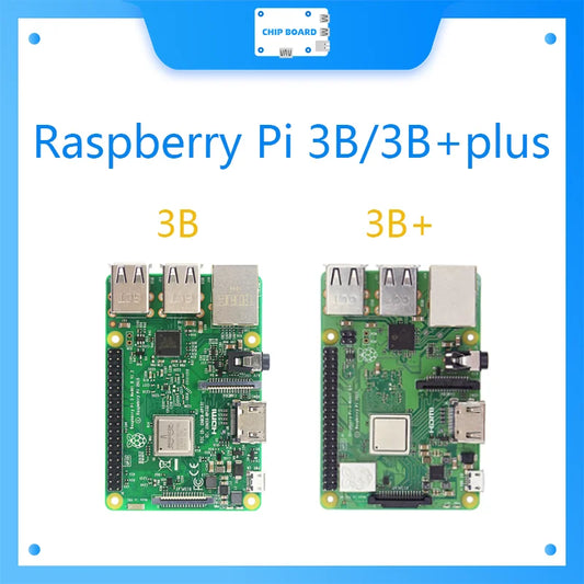 Original Element14 Raspberry Pi 3 modèle B/B + 3B + Plus, la troisième génération Pi A 1.4GHz 64 bits processeur Cortex-A53 quad-core