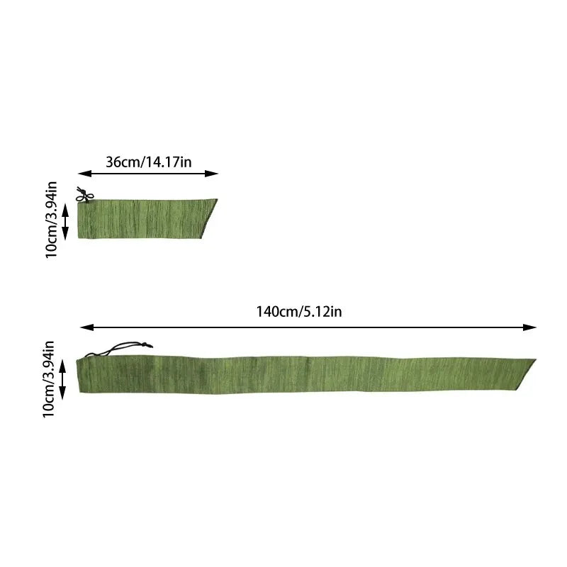 Étui tricoté pour la chasse en plein air, 54/36 pouces, housse anti-poussière, sac de rangement pour pistolet de chasse, étui tricoté pour la chasse