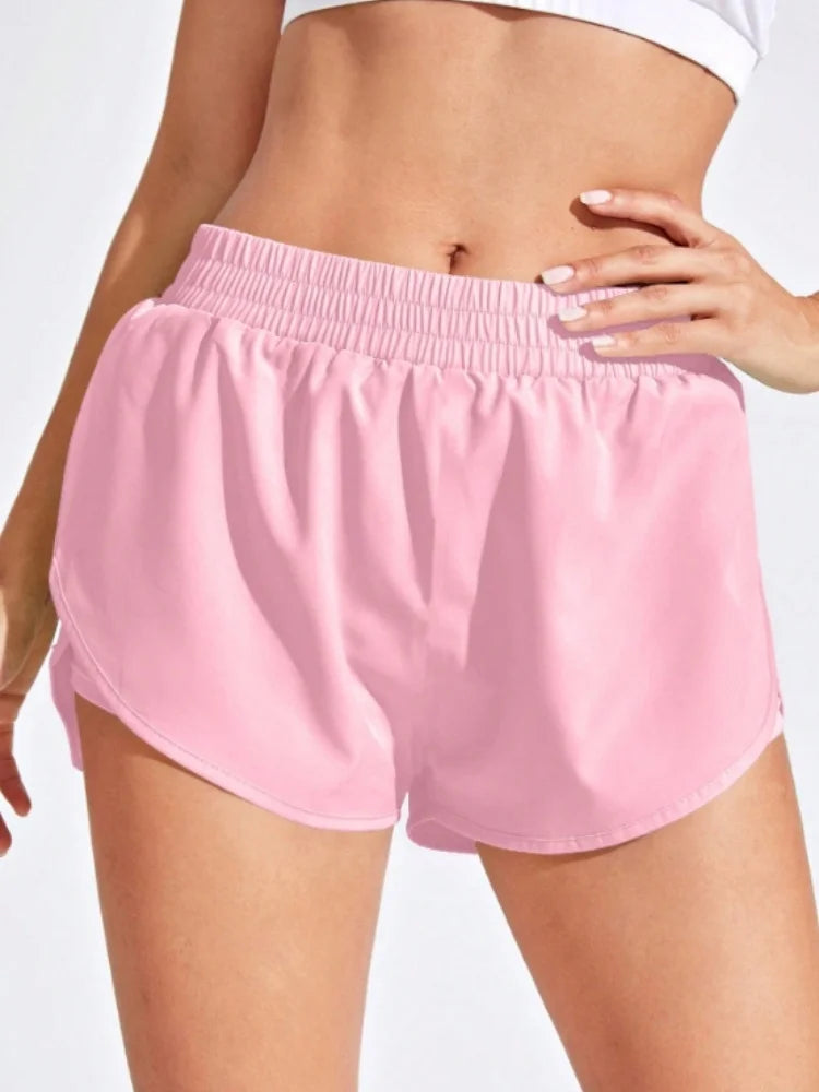 Shorts de Yoga élastiques pour femmes, Leggings courts d'entraînement, de Fitness, de course, de Sport, de Fitness