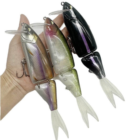 Leurre Flottant Truite Vairon Articulé — Jerkbait Swimbait Brochet & Prédateur