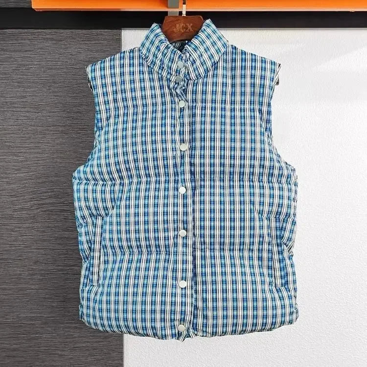 Chaleco acolchado de algodón para mujer, estilo coreano, ropa de moda 2025, chaleco de señora, aislado, media temporada, cálido, tendencia frío