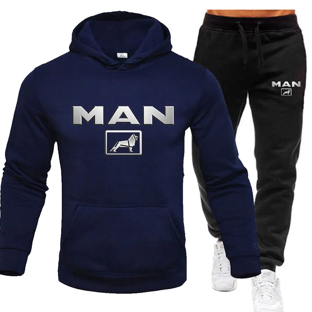 Men's hoodie and jogging pants, tracksuit, antibody, contractors, sportswear, Faremps, calf tint, 2024, 2-piece