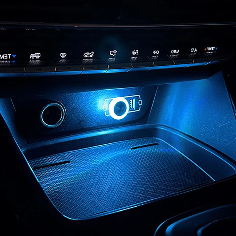 Mini lumière ambiante LED USB Portable pour voiture, lampes d'ambiance décoratives pour intérieur automobile, lumière d'ambiance, lumière d'ordinateur, Plug Play