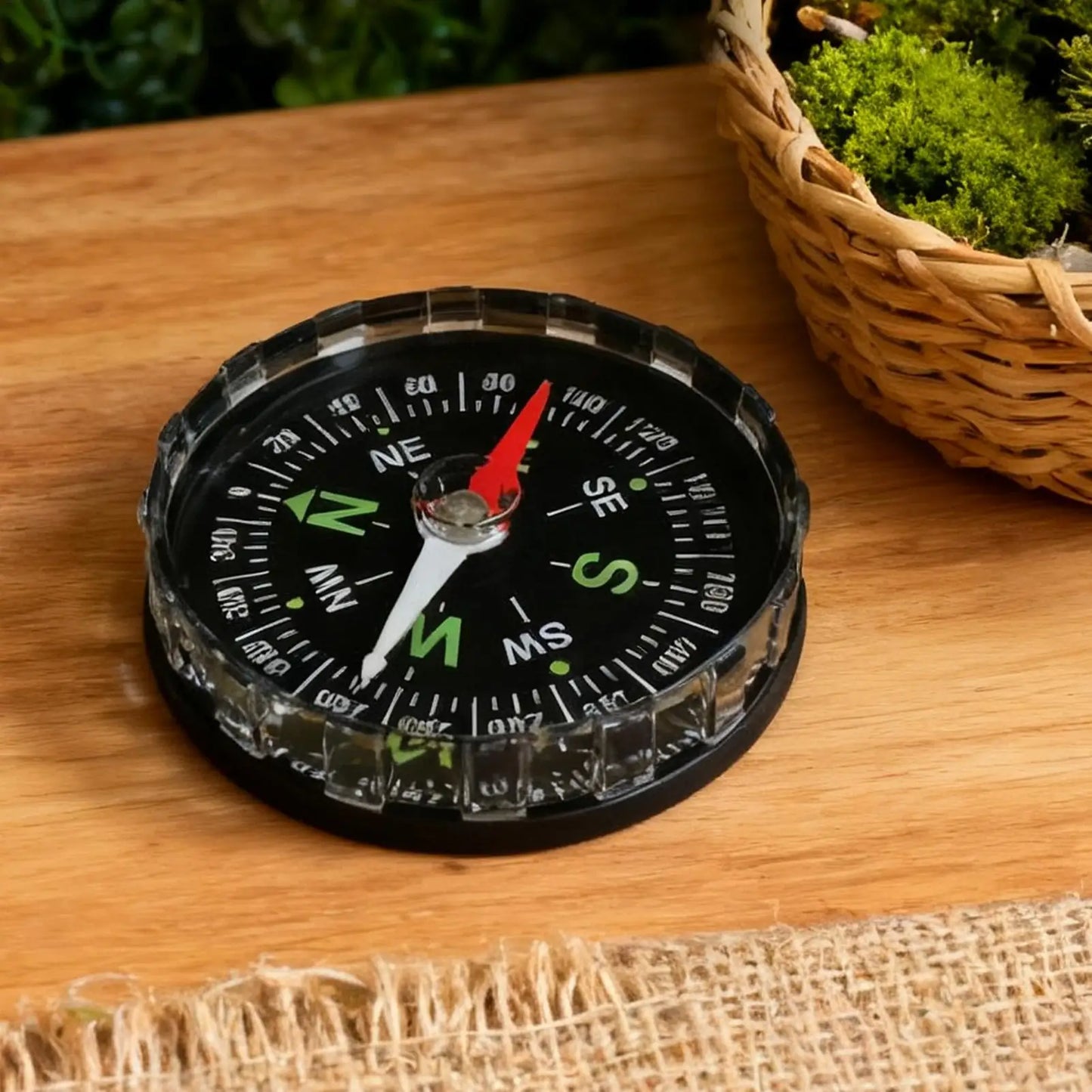 Boussole de Randonnée Étanche Multifonctionnelle — Survie, Alpinisme & Navigation