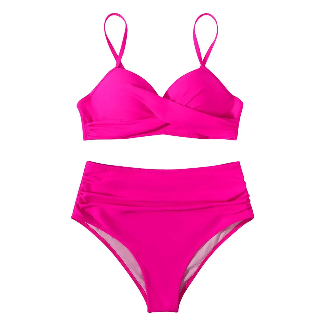 Maillots de bain vintage taille haute 2026 pour femmes, push-up, imprimés, tenues de plage estivales
