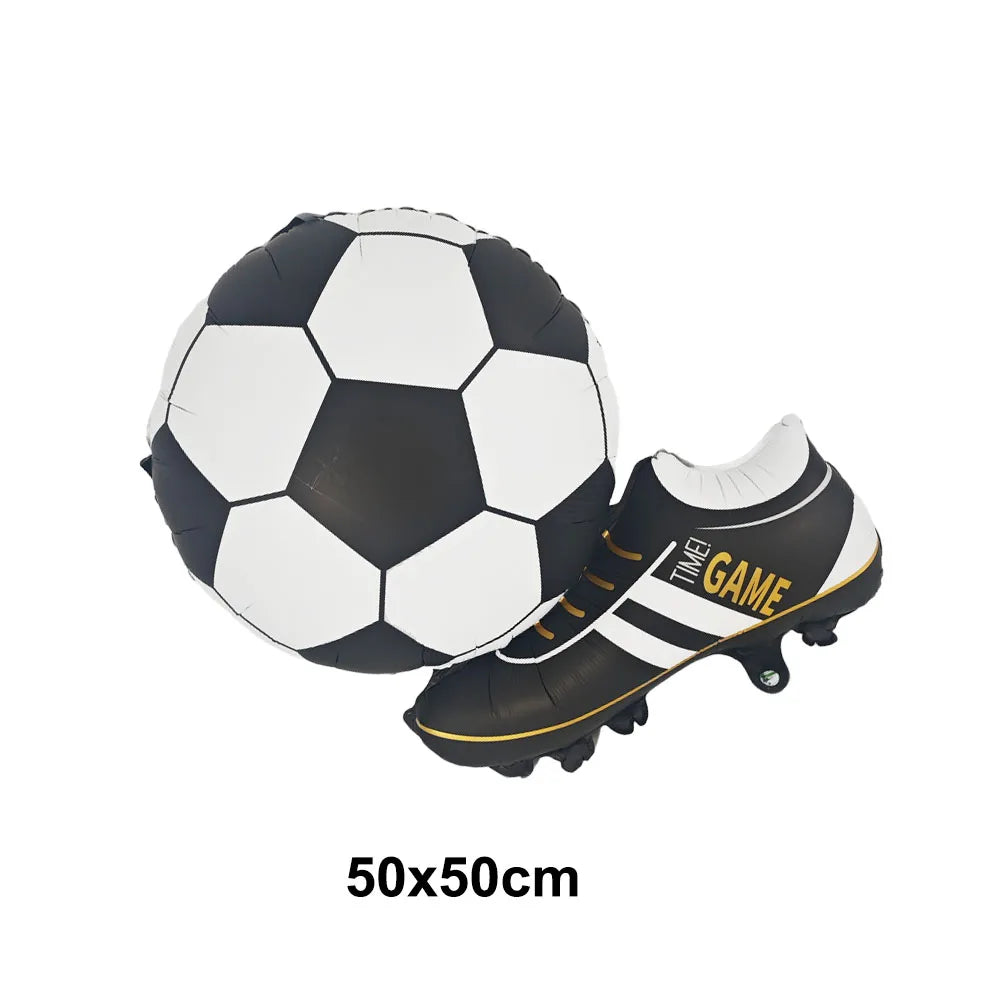 Ballons Aluminium Thème Football — Décoration Fête Anniversaire & Baby Shower Enfant