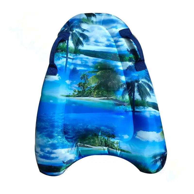 Tabla de surf hinchable para niños, Bodyboard portátil con asas, tabla de surf de playa, alfombrilla flotante para nadar