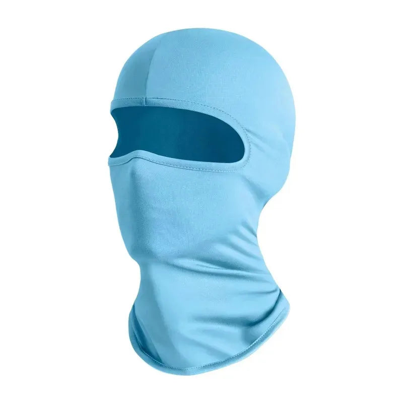 Masque en soie glacée unisexe, 1 pièce, pour moto, pêche, vélo, coupe-vent, écharpe d'été, couvre-visage pour hommes et femmes