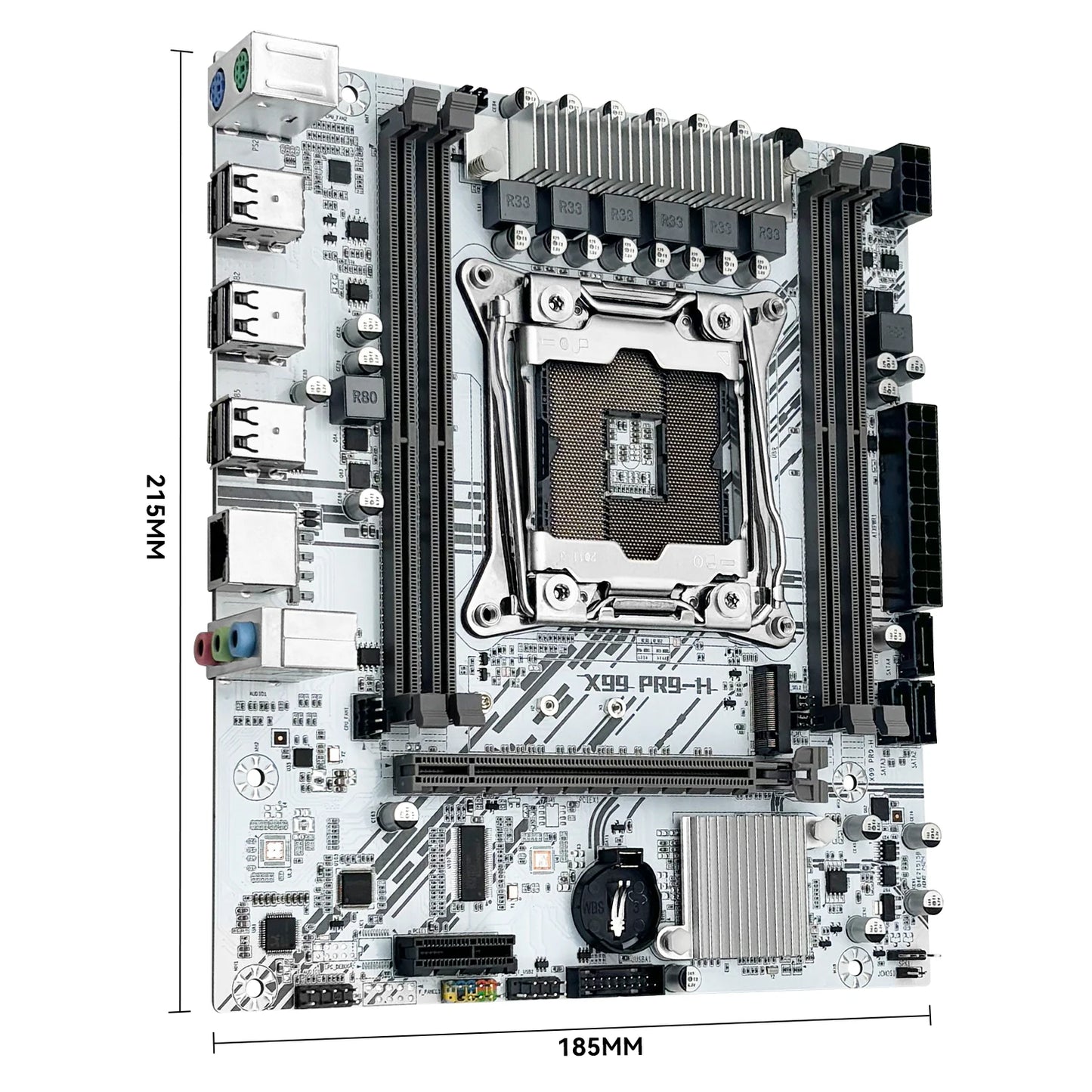 Kit de carte mère MACHINIST White X99, processeur Xeon E5 2640 V4 LGA 2011-3 en option, DDR4 2*8G = 16GB RAM NVME/SATA M.2 PR9-H Combo