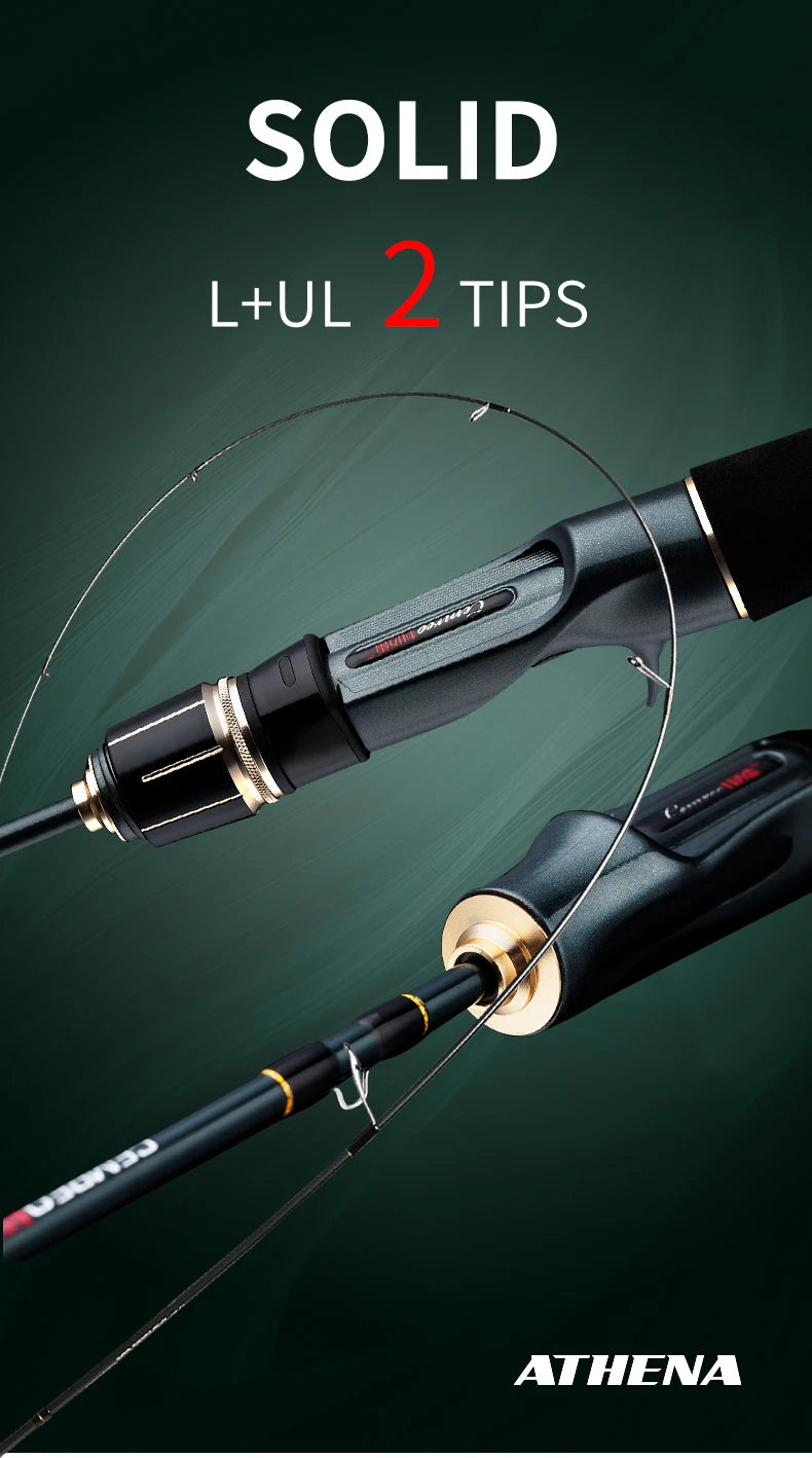 Pêche à la truite L + UL conseils canne à pêche truite canne légère filature Baitcasting leurre canne à pêche poulpe calmar matériel de pêche