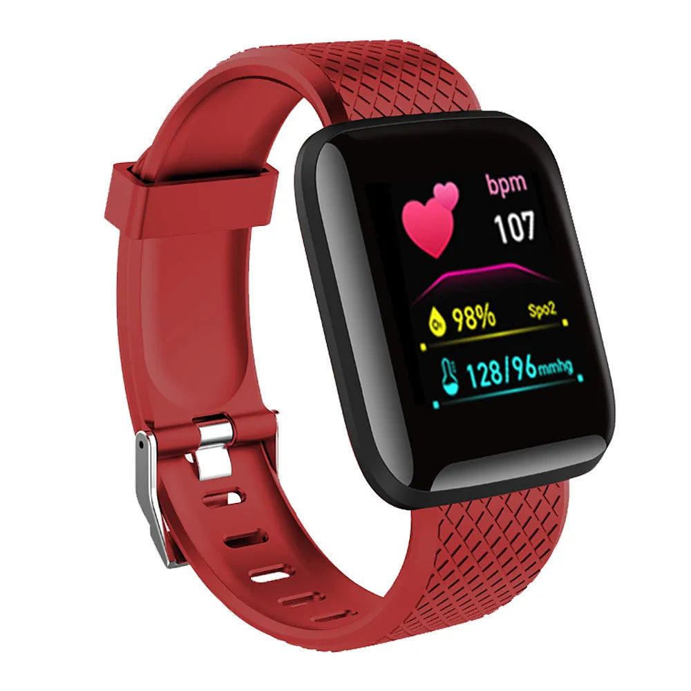 Sport Mode Smartwatches Multi-function Bracelet USB Plug-in Charging Women Fitness Men Smartwatch for Android Phone