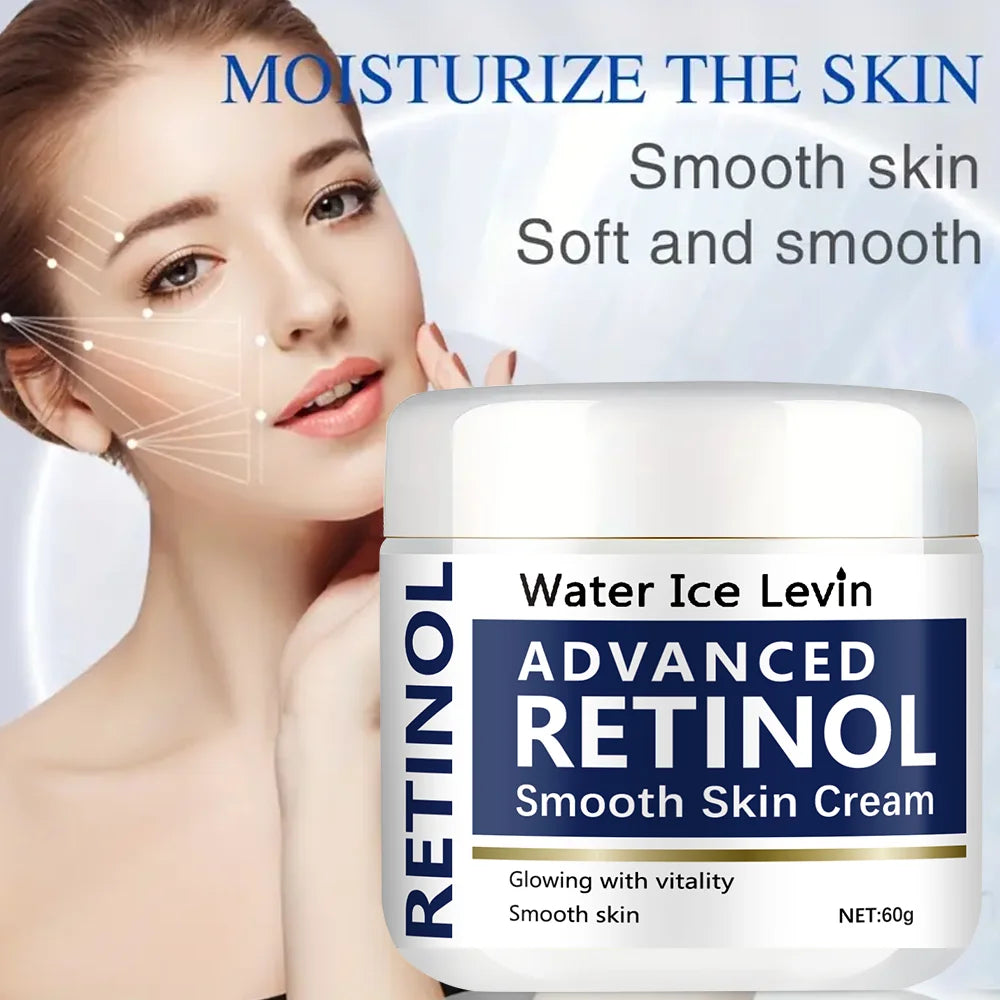 Crema de retinol avanzado para una piel suave Combinación de piel vibrante, suave y ligera Uso de día y de noche Crema hidratante con vitamina C apta para piel sensible Crema hidratante con retinol