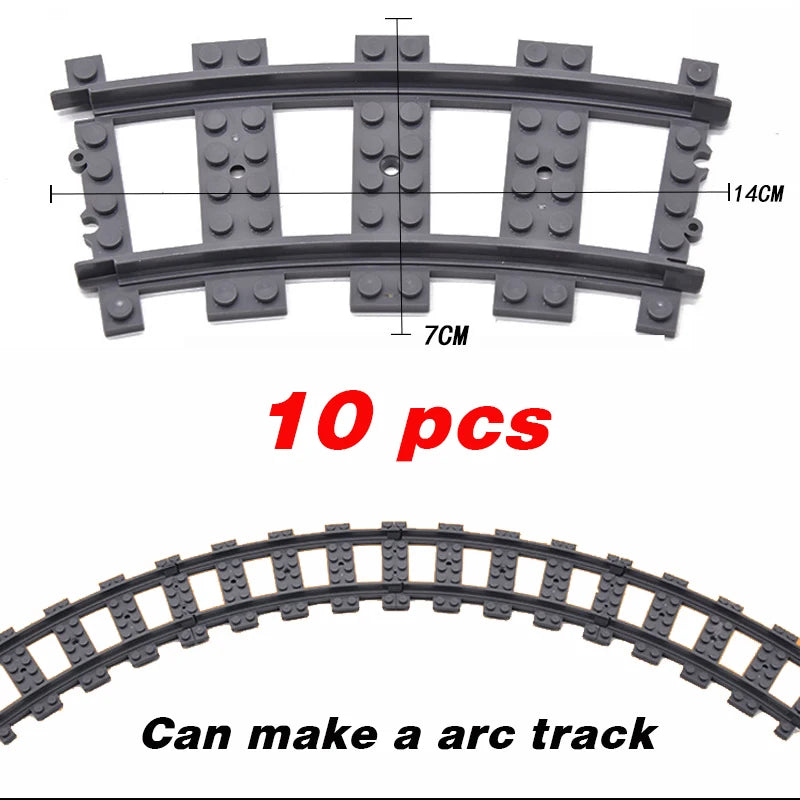 Train urbain flexible — voies souples, droites et courbées, construction, chemin de fer, jouets enfants, cadeaux