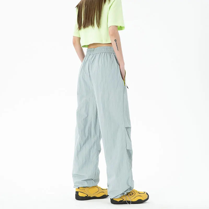 Pantalon de randonnée imperméable pour femmes, pantalon de parachutiste pour Sports de plein air, taille élastique, pantalon de Camping, solide, cyclisme, pêche, automne