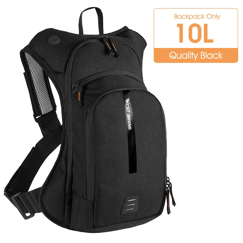 WEST BIKING 10L sac à dos de cyclisme ultraléger sangle ergonomique sac de vélo de route vtt avec sac à eau sac d'escalade de randonnée en plein air