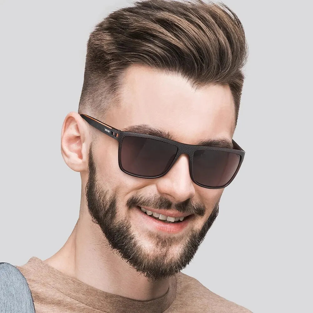 Lunettes de soleil polarisées TR90 sport léger — protection UVAB, homme et femme