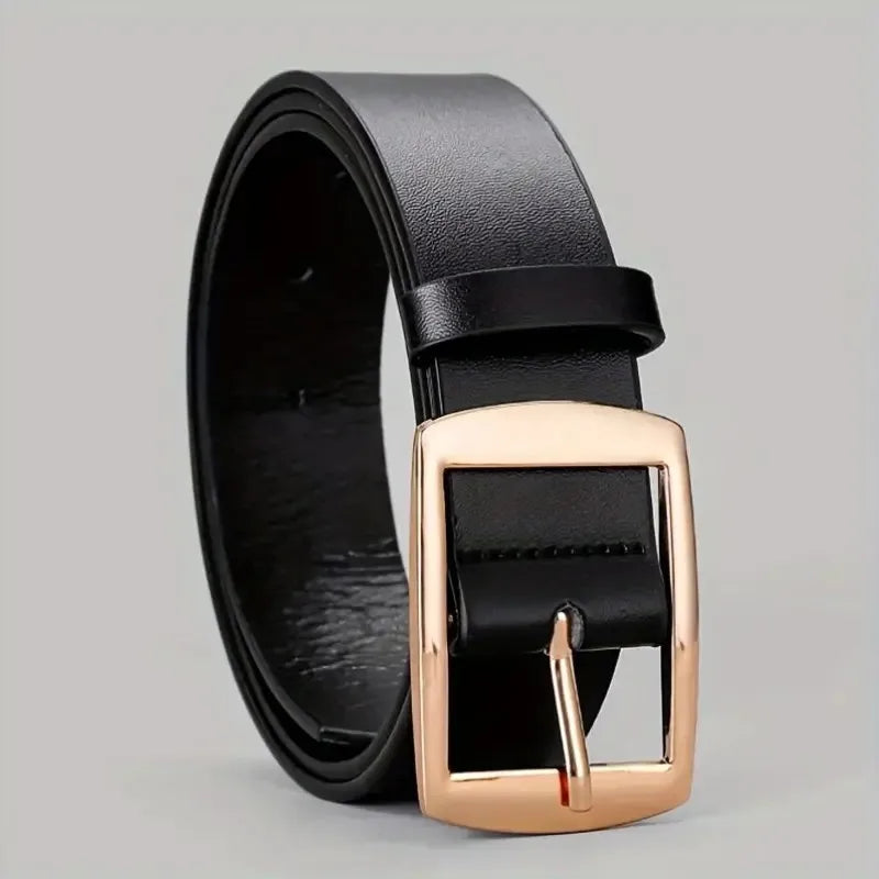 Nouvelle ceinture de luxe pour hommes ceinture en cuir PU boucle ardillon en métal de haute qualité marque célèbre concepteur ceinture de taille pour jean grande taille