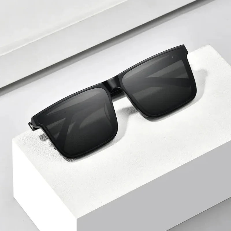 Lunettes de soleil pour hommes conduite anti-UV — forme concave, dames, longue monture, UV400