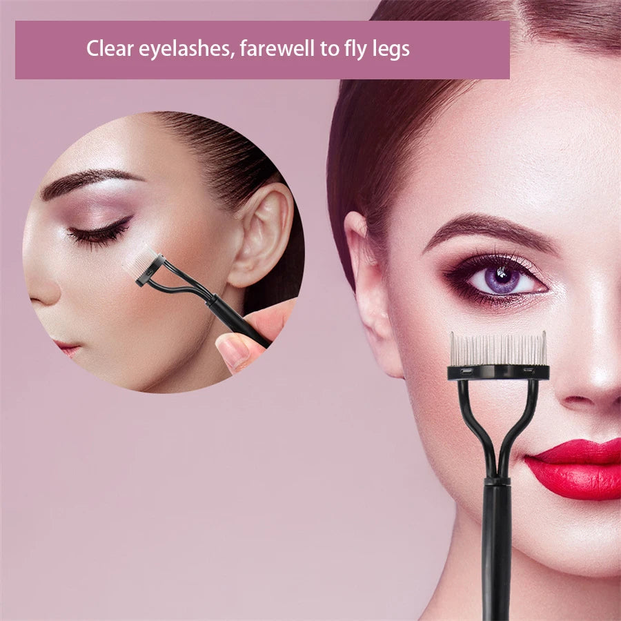 Pince à Cils Double Couleur — Assistant Cils Artificiels & Tondeuse Sourcils
