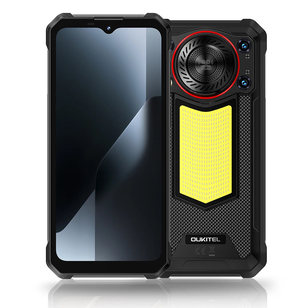 Oukitel WP53, World's First Rugged Phone, 6.52" HD Screen, Lightweight and Portable, 24GB (8+16) + 128GB, 11000mAh Battery, Android 15