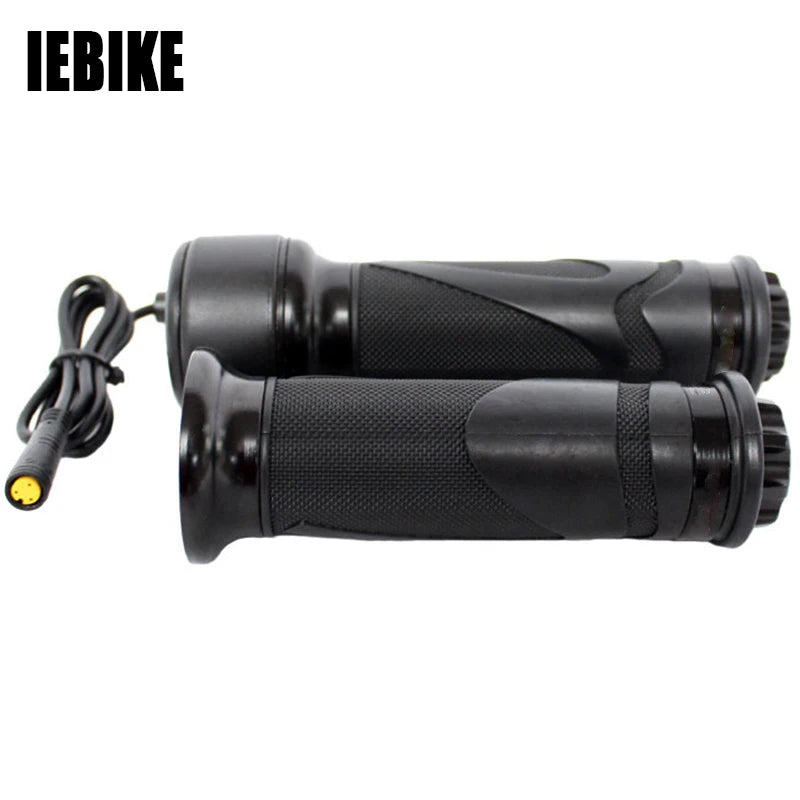 Acelerador rotatorio para bicicleta eléctrica y patinete 24V-72V, impermeable, con cable de control de velocidad, accesorios universales para bicicletas eléctricas