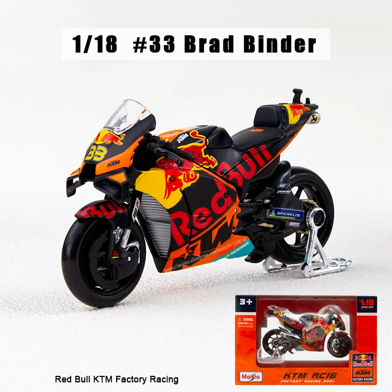 Modèle Réduit Moto GP 1:18 Champion 2024 — Alliage Moulé, Collection & Cadeau