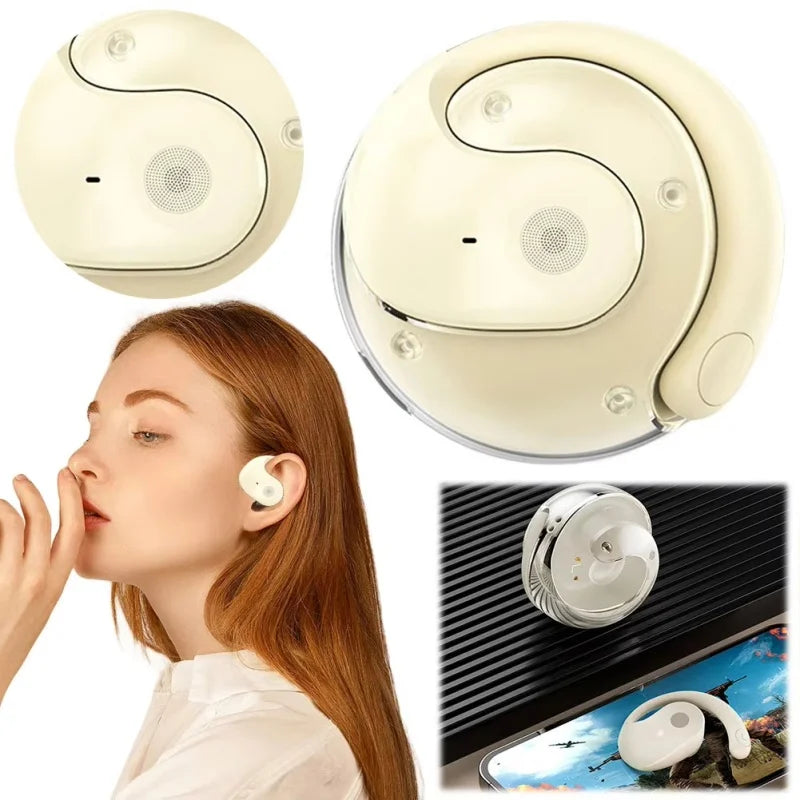 Casque à Conduction Osseuse Bluetooth — Oreille Ouverte, Sport, Suppression Bruit, Sans Fil