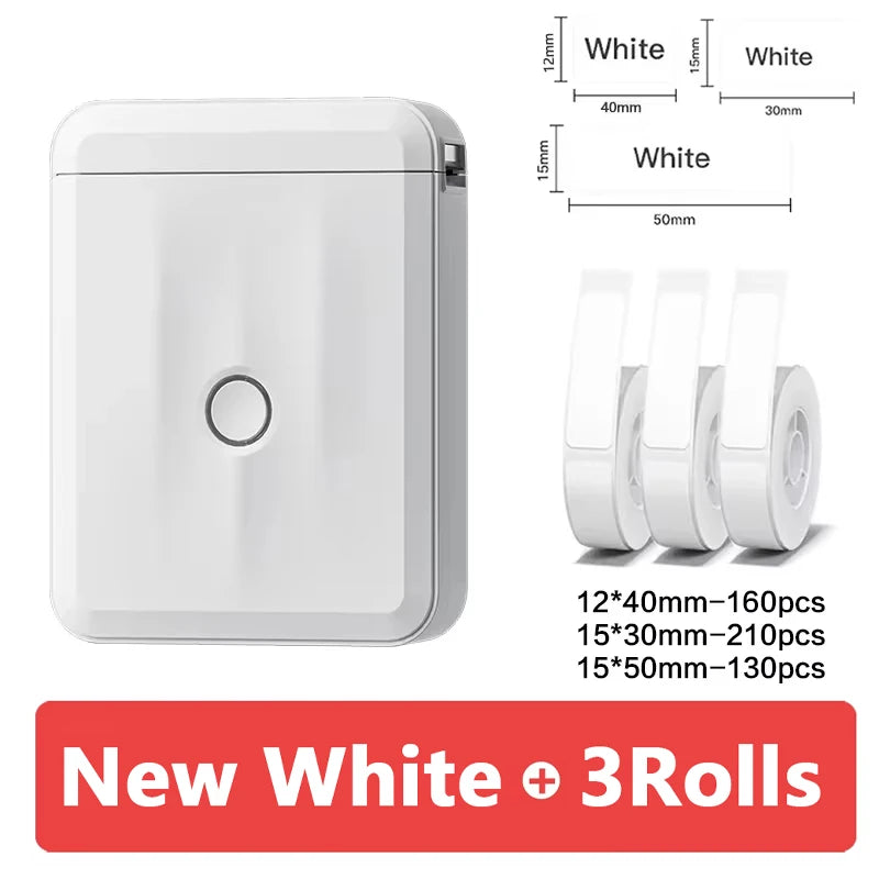 Niimbot D110 Mini Portable Thermal Printer Inkless Self-Adhesive Label Maker Sticker Printer Labeler Labeling Machine